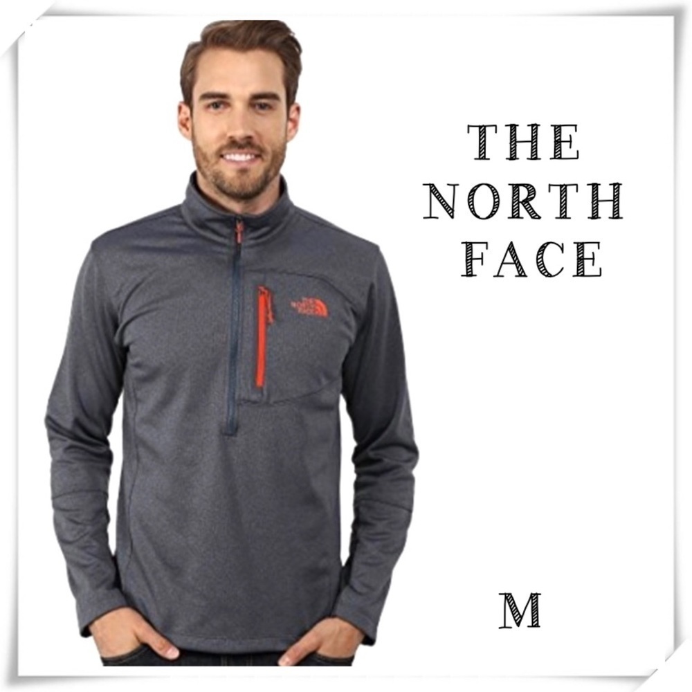 THE North Face Canyonlands 1/2 Zip Fleece Top in Blue Gray